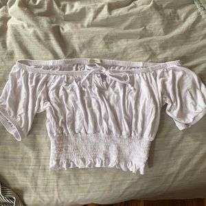 cotton:on off shoulder shirt/crop top  Small